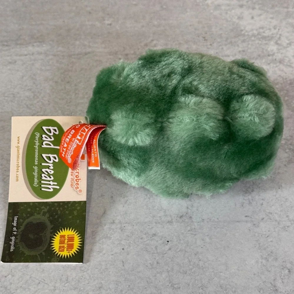 GIANT microbes by Drew Oliver Bad Breath (Porphyromonas gingivalis) plush